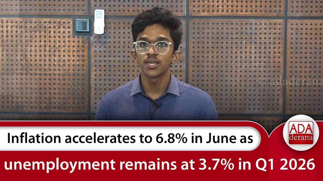 Inflation accelerates to 6.8% in June as unemployment remains at 3.7% in Q1 2026