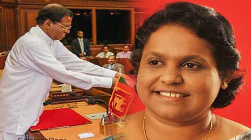 Sriyani Wijewickrama sworn in as State Minister of Provincial Councils and Local Government