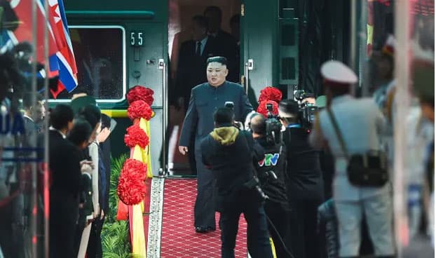 Kim Jong-un arrives in Vietnam for second summit with Donald Trump