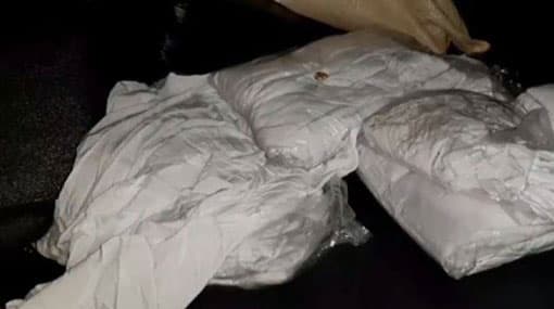 Two arrested with 36 white female clothes stuffed in a sack