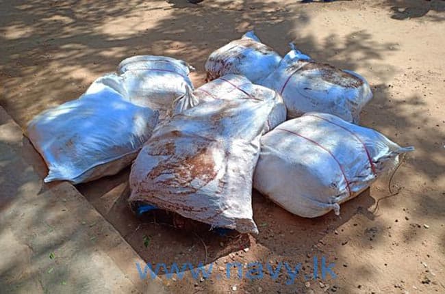 Naval operations find 470kg of Beedi leaves