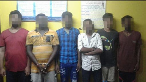 Illegal immigrant from India and 5 suspects held by Navy