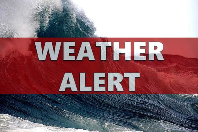 Strong winds, heavy rains in north-western sea areas