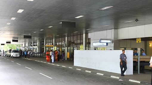 Visitors banned from entering airport premises