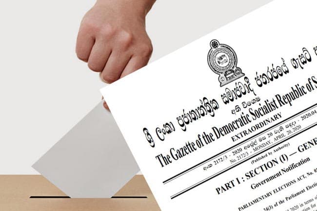 Gazette on General Election date issued