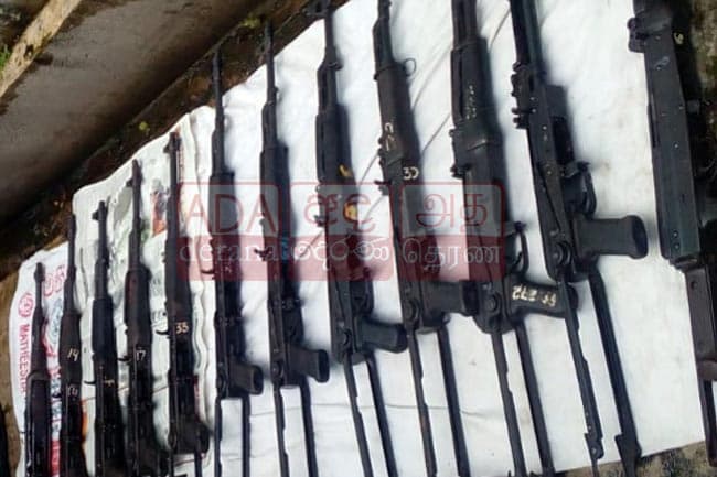 122 firearms seized within three weeks