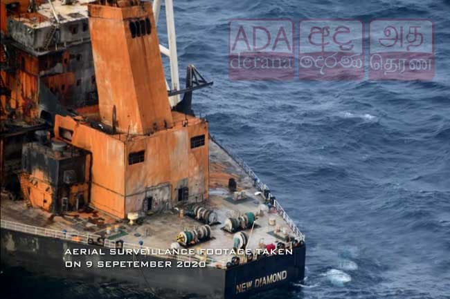 Intl. salvage company members board “MT New Diamond”