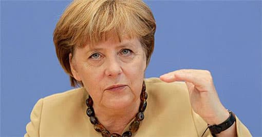 President Sirisena meets German Chancellor