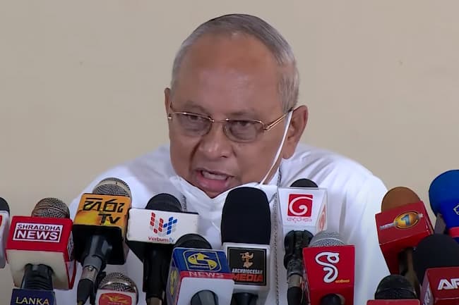 Cardinal to seek international probe if law not enforced over Easter attacks