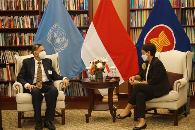 Talks between Sri Lanka, Indonesia on Indian Ocean security and counter-terrorism