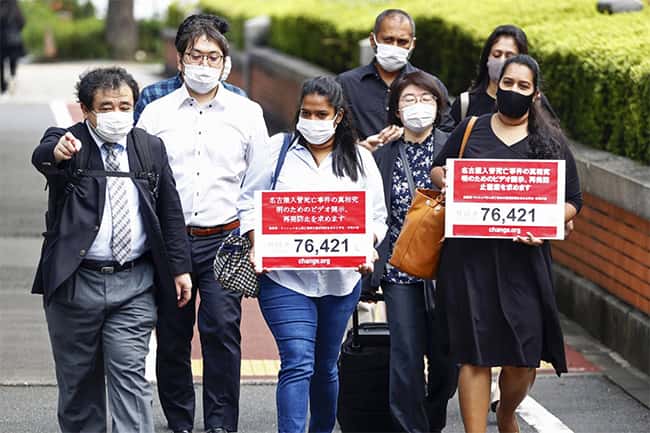 Kin of Sri Lankan who died in detention urges Japan immigration to accept responsibility