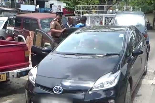 Car used by main suspect in Rajagiriya drug raid incident seized