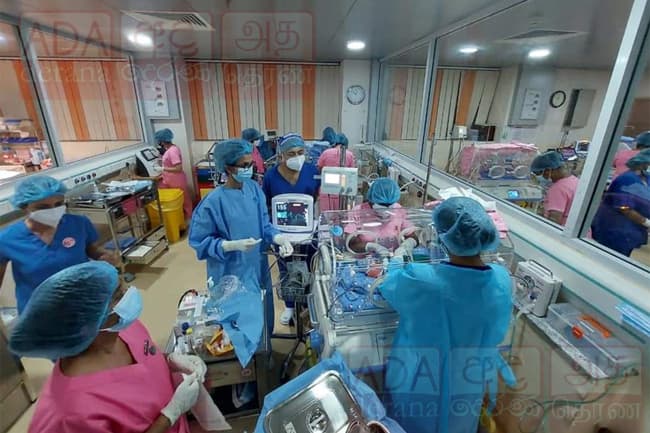 Sextuplets born for first time in Sri Lanka