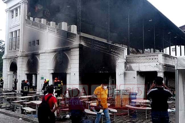 Restaurant in Race Course building gutted in fire