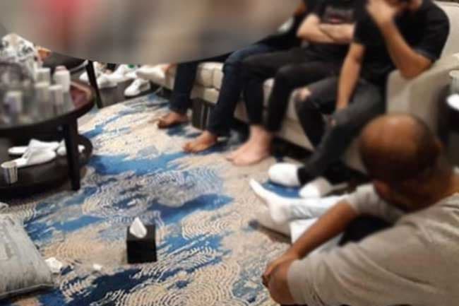 Seven nabbed for extorting money via social media