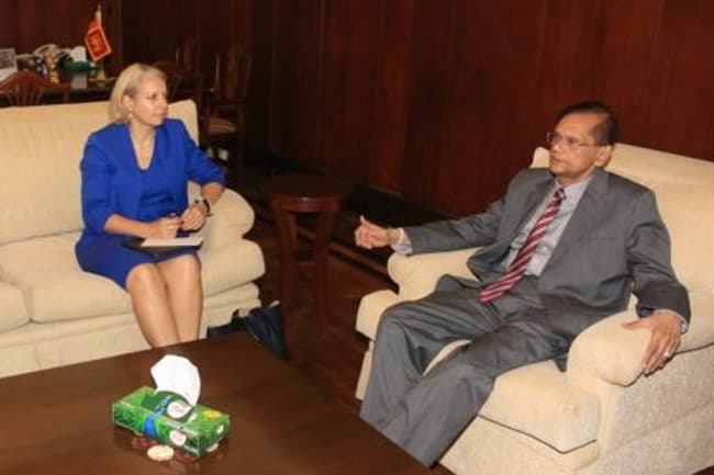British envoy calls on Foreign Minister to discuss recent developments