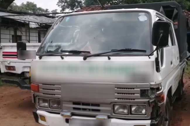 Lorry driven by group of children involved in hit-and-run accident