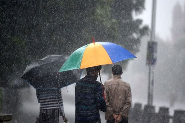 Several spells of showers expected in parts of the island