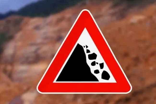 Landslide warnings issued to residents of seven districts