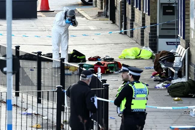 UK police say mass stabbing on train is not terrorist incident