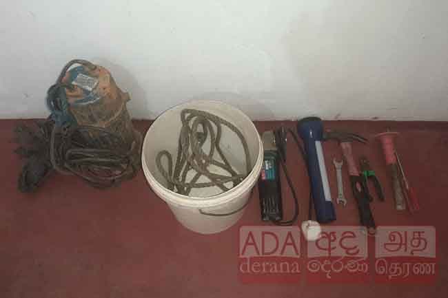 Eight arrested for illegal excavation of artifacts in Rideemaliyadda