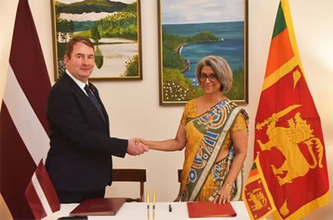 Sri Lanka and Latvia sign agreement on transfer of sentenced persons