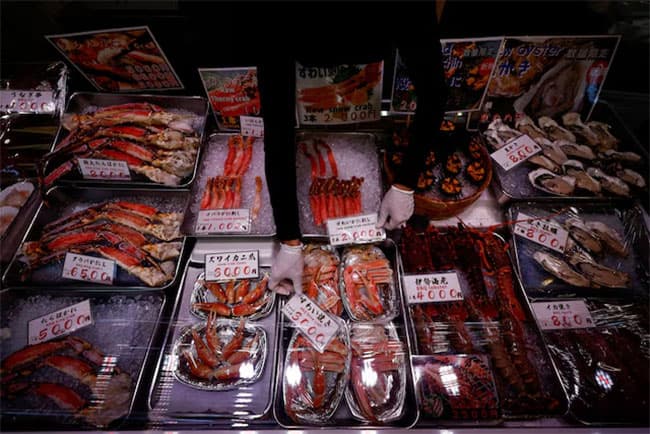 China bans Japanese seafood as diplomatic dispute deepens