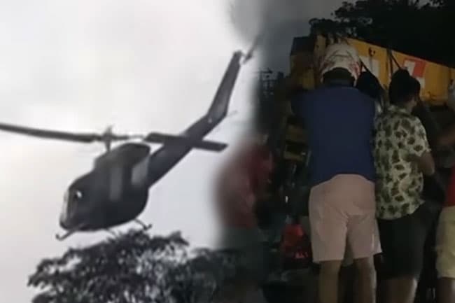 Pilot of the helicopter which crashed while engaged in disaster relief efforts succumbs