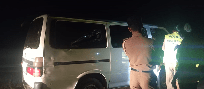 17-year-old driver killed, two arrested after police open fire on van in Jaffna
