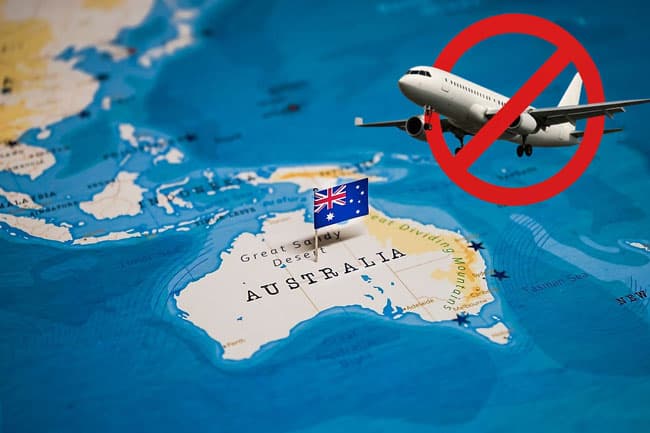 Australia announces temporary travel ban for specified group of visitors