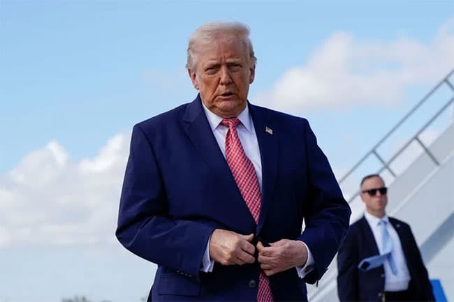 Trump says Iranian leader has asked for a ceasefire