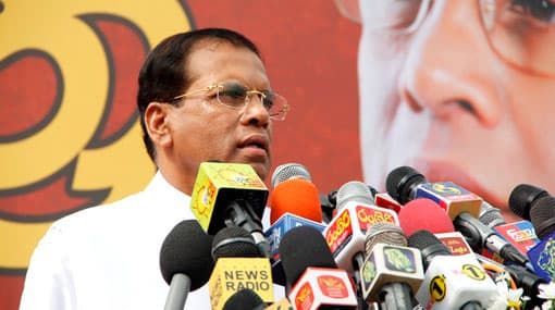 Sri Lanka needs a true human being, not a king – Maithripala