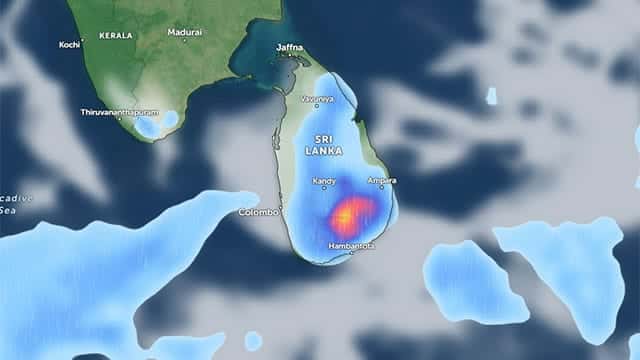 Heavy showers above 50 mm likely in several areas tomorrow