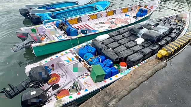 11 suspects arrested as Navy seizes 2,400kg of Kendu leaves off Udappuwa