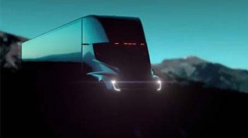 Tesla reveals 500-mile range electric semi-truck
