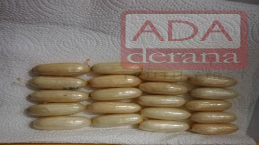 Brazilian apprehended with cocaine