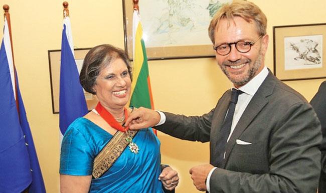 CBK becomes first Sri Lankan recipient of France’s highest honour