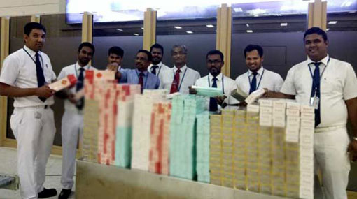 Three foreigners held with cigarettes worth Rs 3.4 mn
