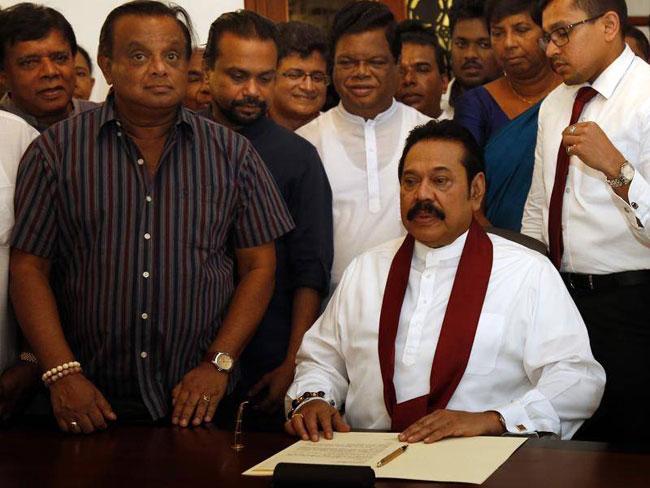 Mahinda Rajapaksa’s resignation letter to President