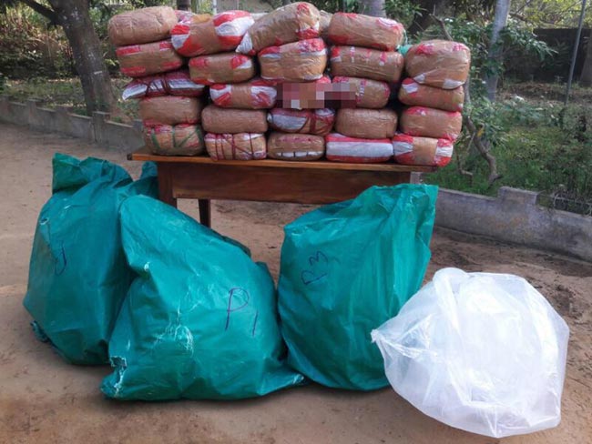 Man arrested with 110 kg of Kerala Cannabis