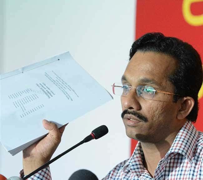 UNP group in COPE was trying to defend Mahendran - Handunnetti