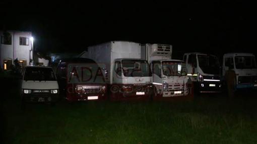 Several vehicles belonging to two PNB officers under detention seized