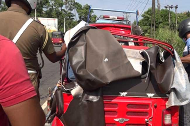 Fatal crash involving bus and three-wheeler leaves two dead