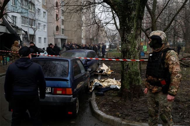 Sixteen including Ukrainian minister killed in helicopter crash outside Kyiv