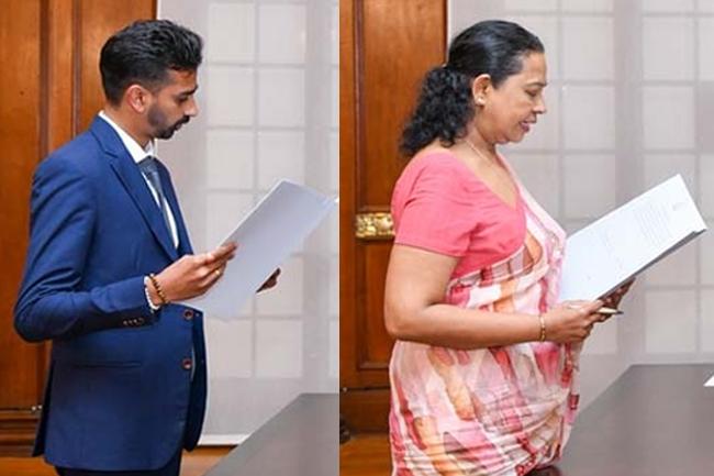 Two new Cabinet Ministers sworn in