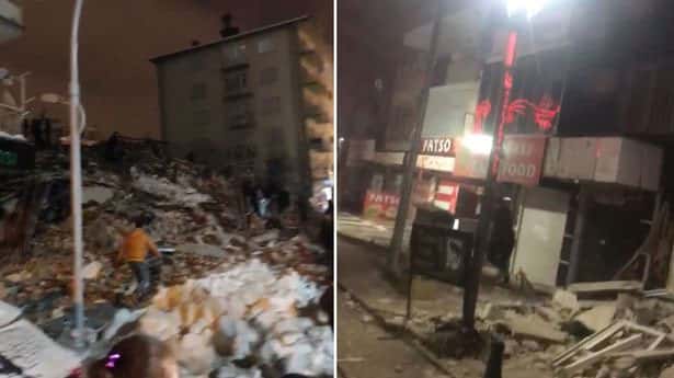 7.8 magnitude earthquake shakes central Turkey