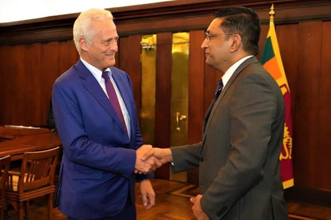Sabry discusses Sri Lanka’s current state with German MP