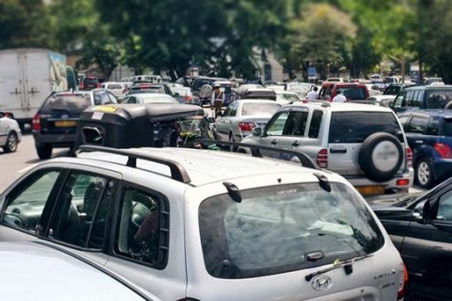 Heavy traffic near Thummulla Junction