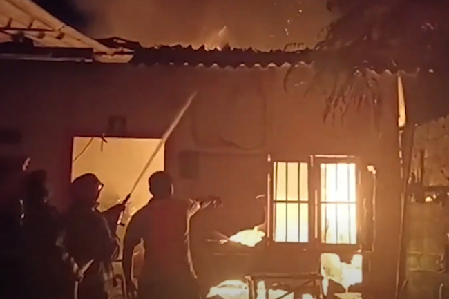 Man sets fire to house over family dispute