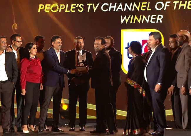 TV Derana named People’s Television Channel of the Year for 6th consecutive time